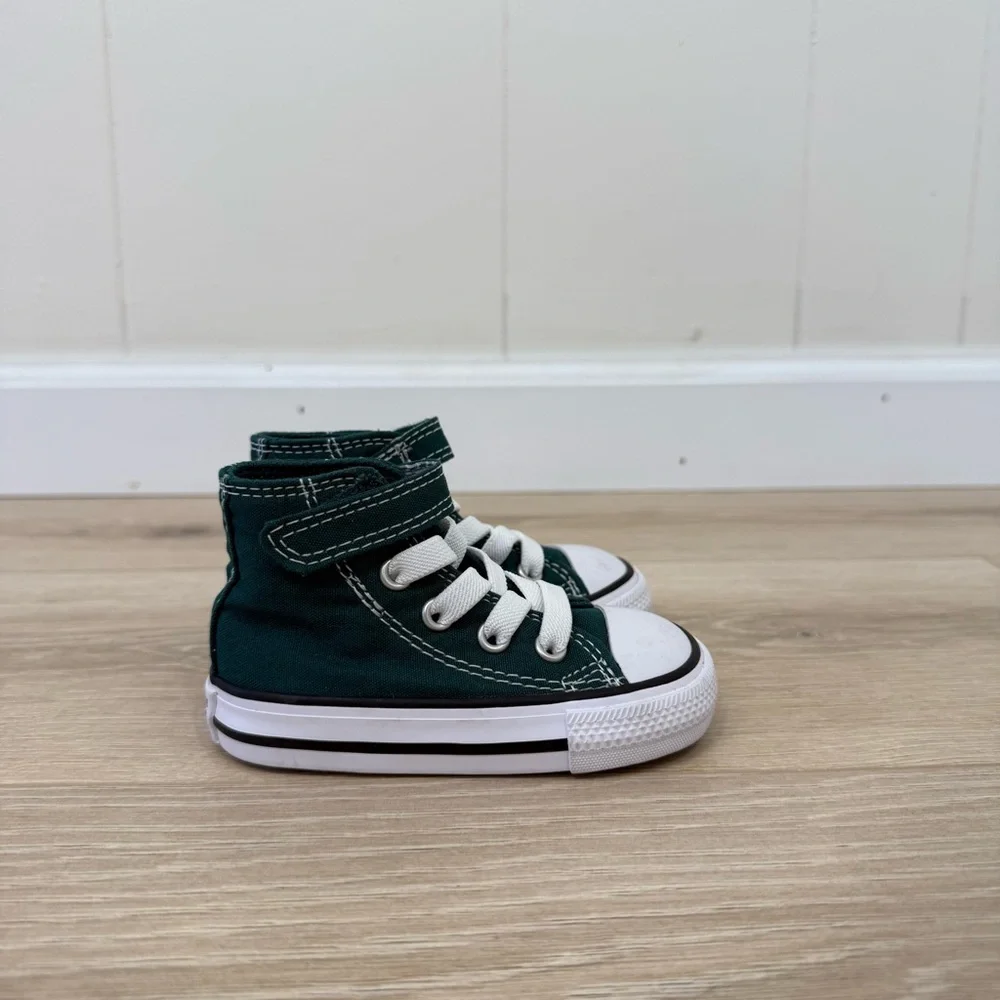 Converse Teal High Top Sneakers